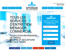 Tablet Screenshot of entretienoptimum.com